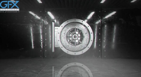 پروژه افتر افکت نمایش لوگو باز شدن گاو صندوق