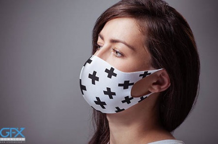 موکاپ ماسک صورت Face Mask