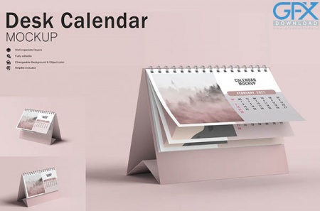 دانلود رایگان موکاپ تقویم