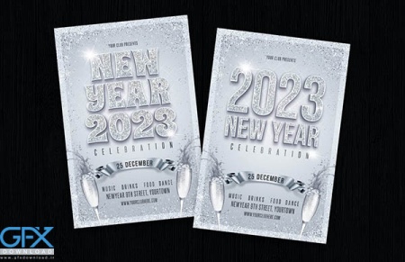 دانلود فایل لایه باز بنر سال نو میلادی