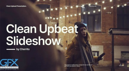 پروژه آماده پريمير معرفی Clean Upbeat Presentation