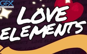 دانلود پروژه افتر افکت عناصر عشق Love Elements