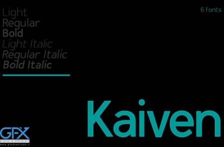 دانلود فونت Kaiven