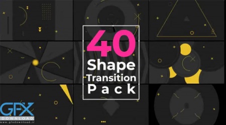 دانلود پروژه افتر افکت 40 ترانزیشن اشکال متنوع