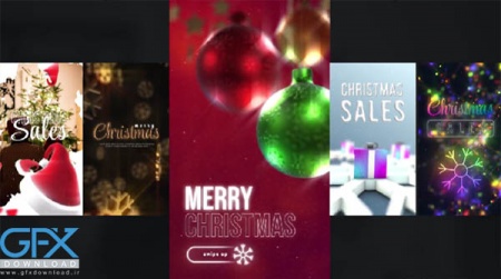 دانلود پروژه پریمیر 5 استوری اینستاگرام کریسمس