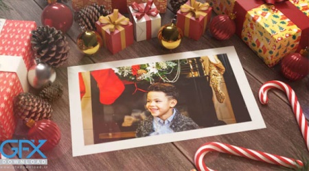 پروژه پریمیر اسلایدشو کریسمس Christmas Slideshow