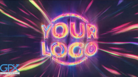 پروژه افتر افکت تایتل و لوگو با رنگ های کروم