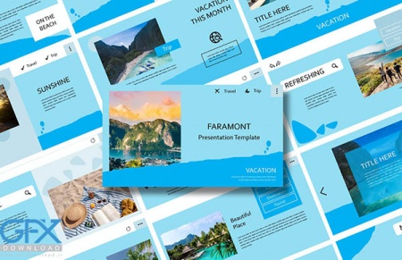 قالب پاورپوینت سفر و ماجراجویی Faramont