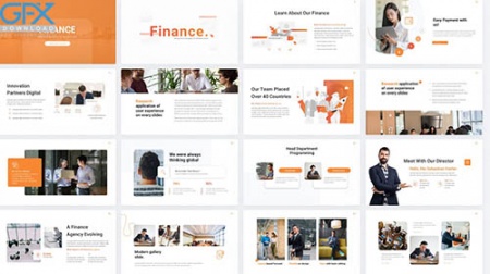 قالب پاورپوینت مالی مینیمال Finance Minimalist