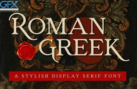 فونت رایگان یونانی رومی Roman Greek