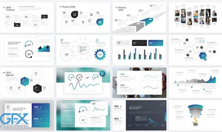 قالب رایگان پاورپوینت تایم لاین