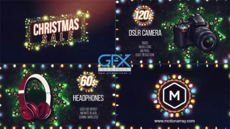 پروژه افتر افکت تیزر تبلیغاتی فروش کریسمس