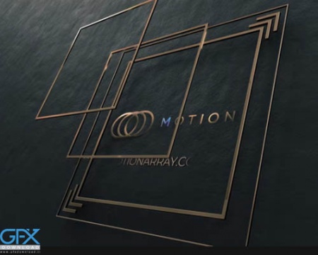 پروژه افتر افکت نمایش لوگو فلزی و چرمی ظریف