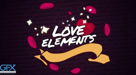 پروژه افتر افکت عناصر عشق Love Elements
