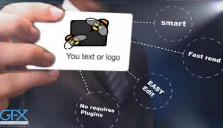 دانلود پروژه افتر افکت کارت ویزیت