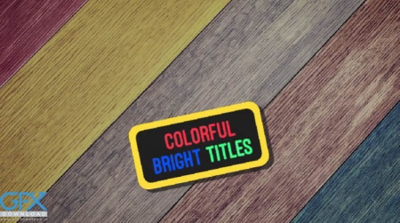 پروژه پریمیر 15 تایتل رنگارنگ