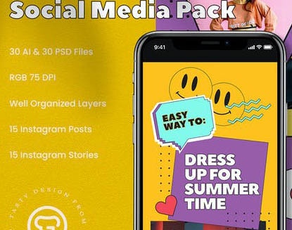 قالب های اینستاگرام به سبک قدیمی دهه 90