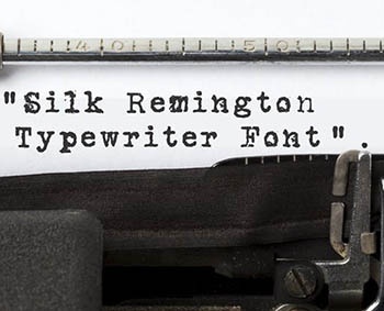 فونت انگلیسی ماشین تحریر Silk Remington