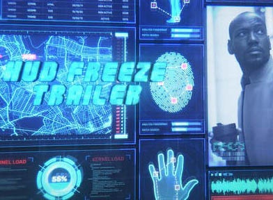 پروژه افتر افکت تریلر فریز فریم فناوری HUD