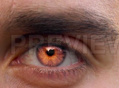 فوتیج کلوزاپ چشم قرمز