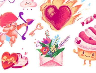 پروژه افتر افکت عناصر عاشقانه