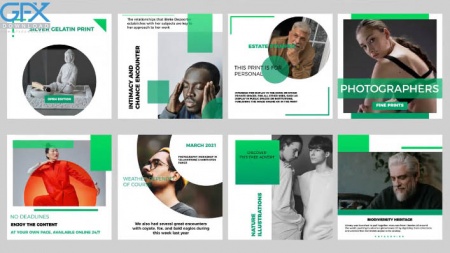 پروژه پریمیر 10 پست اینستاگرام Social Media Posts