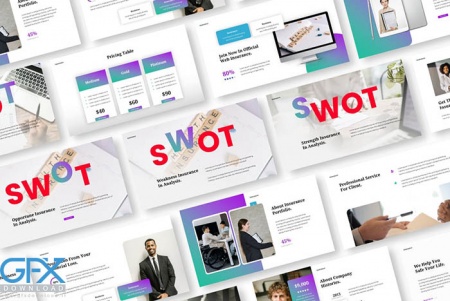 دانلود تم پاورپوینت بیمه Insurance