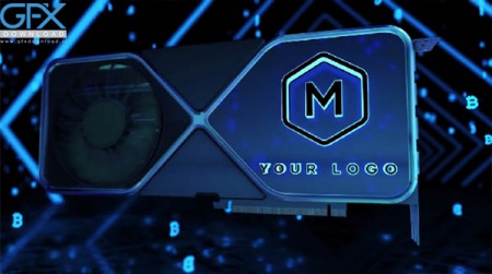 پروژه آماده افتر افکت لوگو با کارت گرافیک GPU Reveal