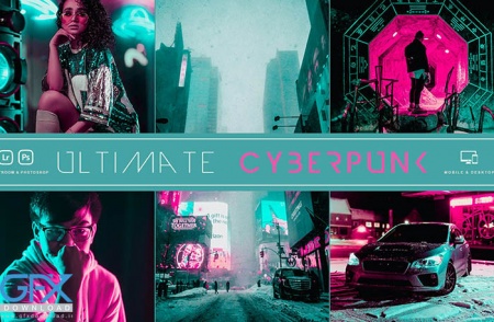پریست لایت روم افکت سایبرپانک Ultimate Cyberpunk