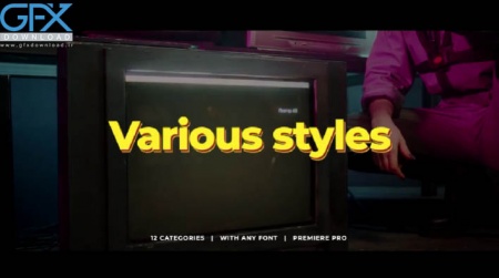 دانلود پریست پریمیر انیماتور متن دهه 80