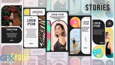 پروژه افتر افکت 5 استوری اینستاگرام Layout Stories