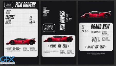 دانلود پروژه افتر افکت استوری اینستاگرام تایپوگرافی ماشین