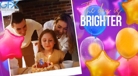 دانلود پروژه افتر افکت اسلایدشو کارت تولدت مبارک