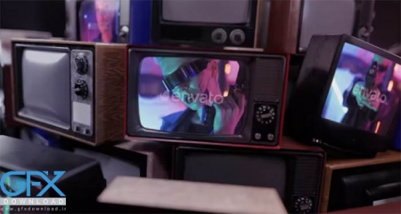 دانلود پروژه افتر افکت افتتاحیه با تلویزیون قدیمی