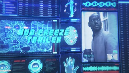 دانلود پروژه افتر افکت فریز فریم فناوری HUD