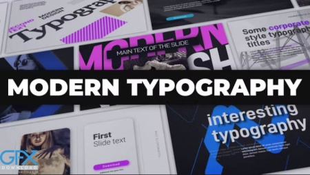 پروژه پریمیر عناوین تایپوگرافی مدرن