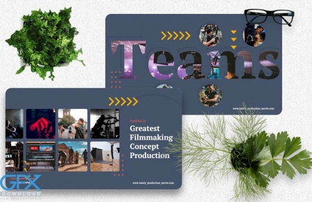 قالب پاورپوینت تولید فیلم Hawly