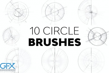 دانلود براش فتوشاپ دایره ای رایگان