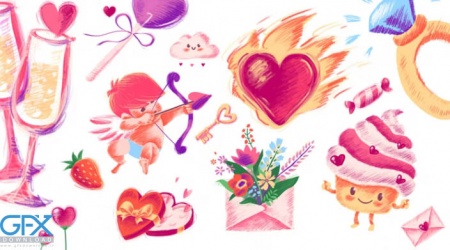 پروژه افتر افکت المان های عاشقانه و رمانتیک