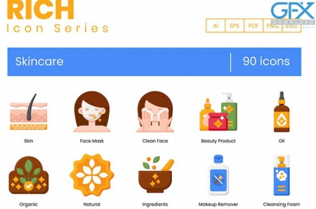 دانلود آیکون مراقبت از پوست