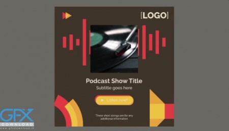 پروژه افتر افکت ویژولایزر صوتی پست اینستاگرام