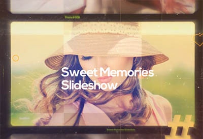 پروژه پریمیر اسلایدشو خاطرات خوش سینمایی