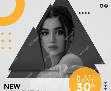 دانلود قالب پست اینستاگرام مینیمالیستی