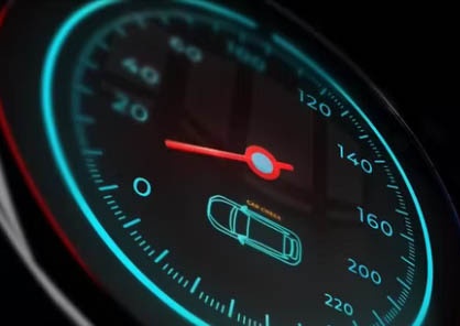 پروژه پریمیر لوگو سرعت سنج خودرو
