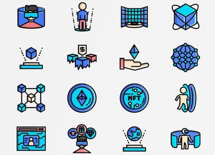 دانلود آیکون های متاورس Metaverse