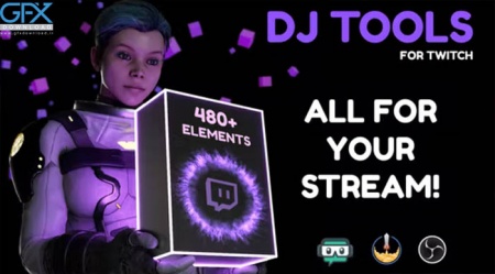 پروژه افتر افکت جعبه ابزار دی جی DJ Tools