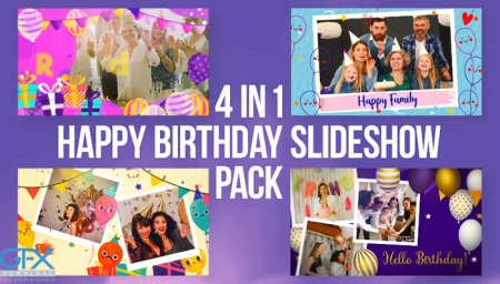 دانلود پروژه افتر افکت اسلایدشو تیزر تبریک تولد