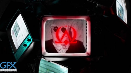 پروژه افتر افکت نمایش لوگو با تلویزیون قدیمی