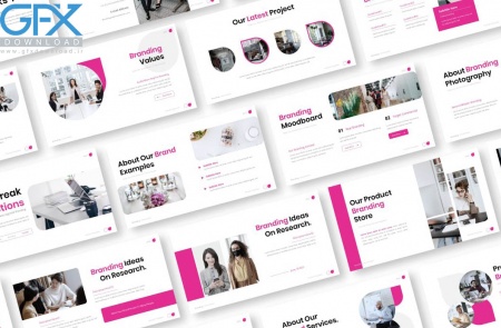 تم پاورپونت شرکتی Branding Guidelines