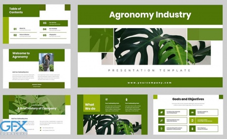 دانلود قالب پاورپوینت گیاه شناسی Botanical